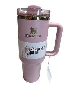 Stanley Pink Quencher H2.0 Tumbler with Handle